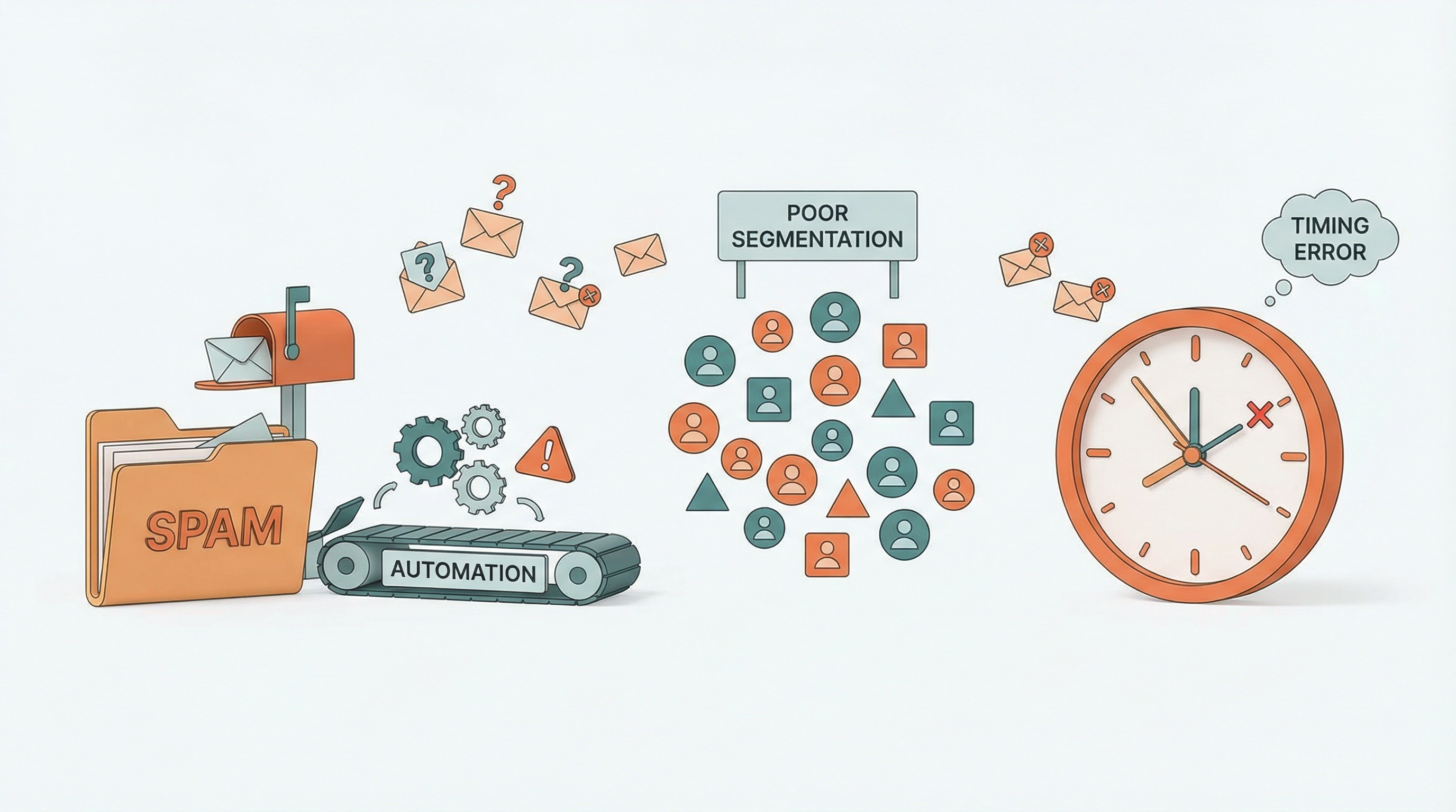 Common email marketing mistakes and errors