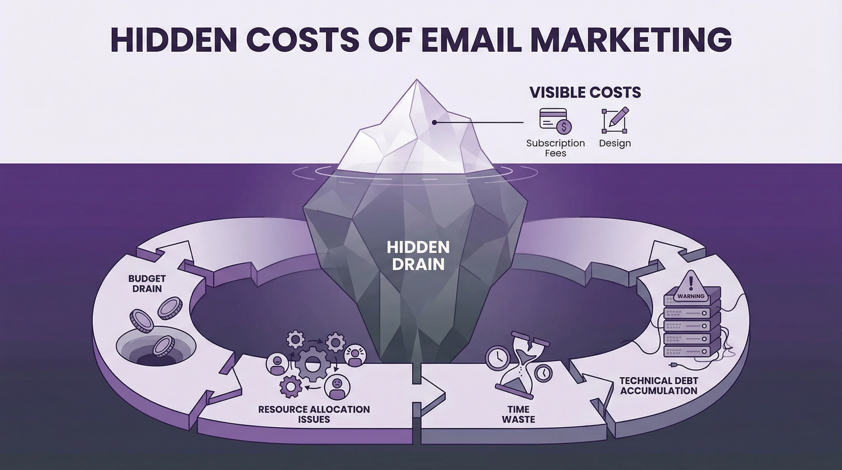 Hidden costs and resource drain in email marketing
